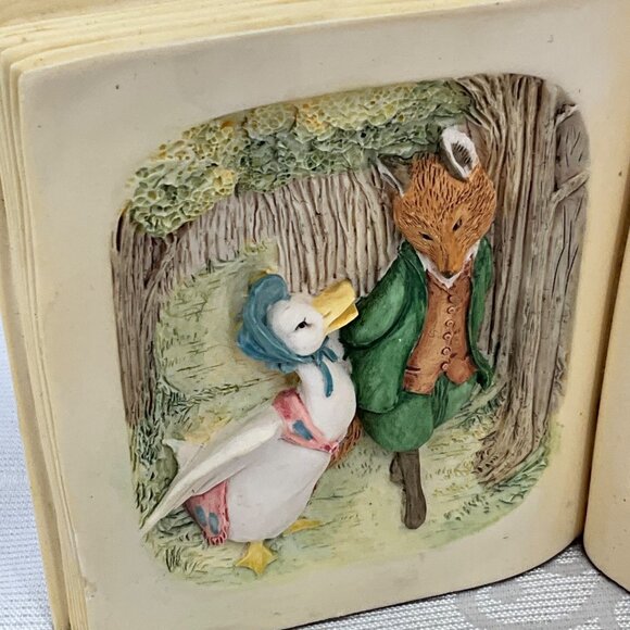 Beatrix Potter Photo Frame 1995 "The Tale Of Jemima Puddle-Duck" Handcrafted Col - Picture 3 of 7